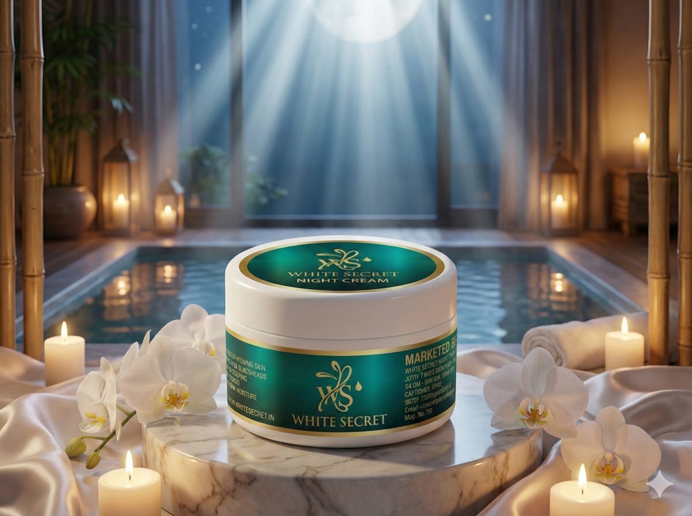 White Secret Night Cream — Moonlight